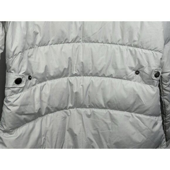 Woolrich Women’s Small Duck Down Puffer Jacket Full Zip Light Gray Frost - Picture 7 of 16